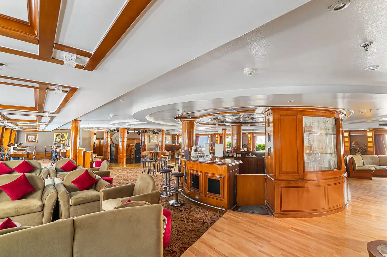 Lounge aboard the MS Mojito Nile Cruise Nile cruise